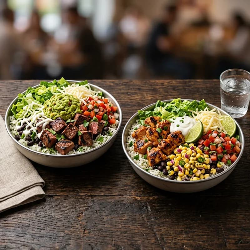 Chipotle Burrito Bowls – menu photo