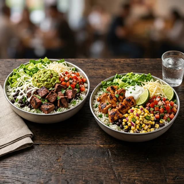 Chipotle Burrito Bowls – menu photo