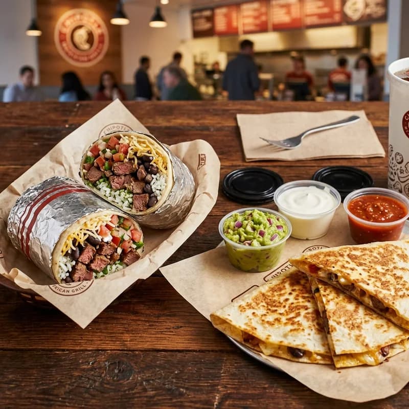 Chipotle Burritos & Quesadillas – menu photo