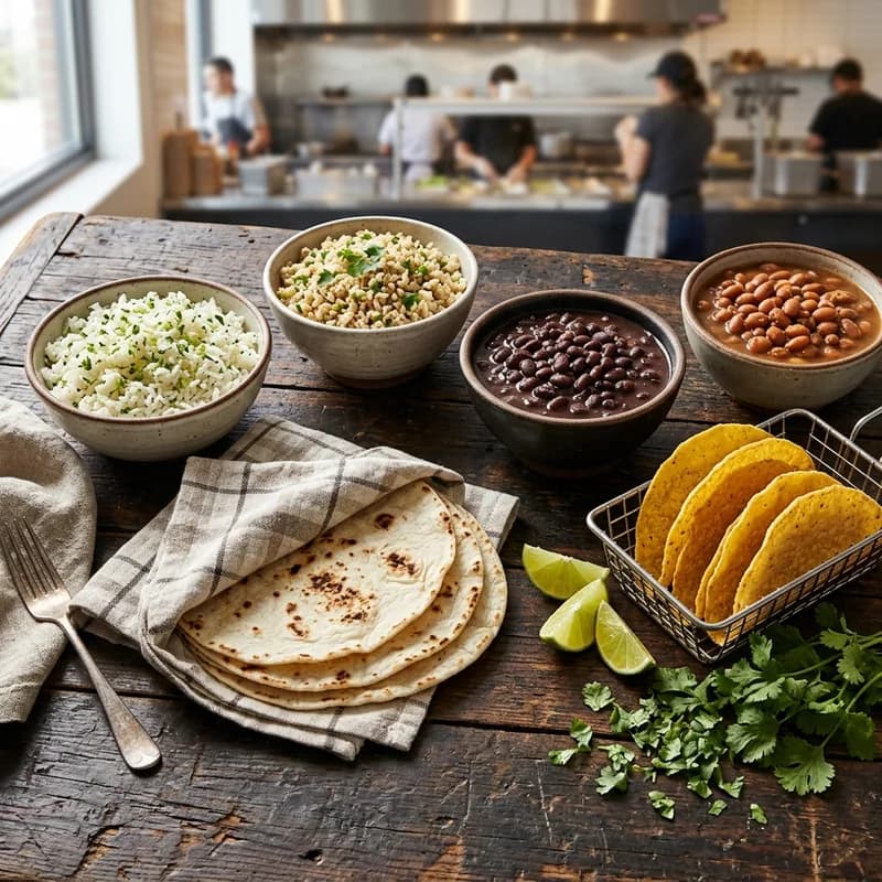 Chipotle Rice, Beans & Tortillas – menu photo