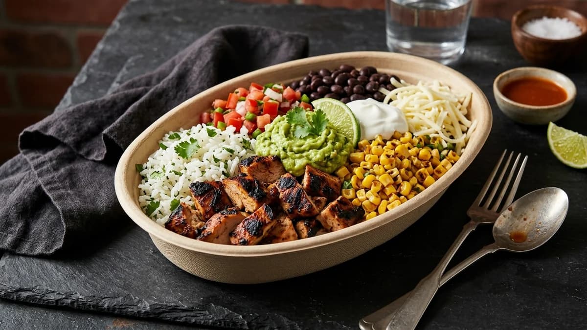Chipotle Chicken Burrito Bowl – menu photo