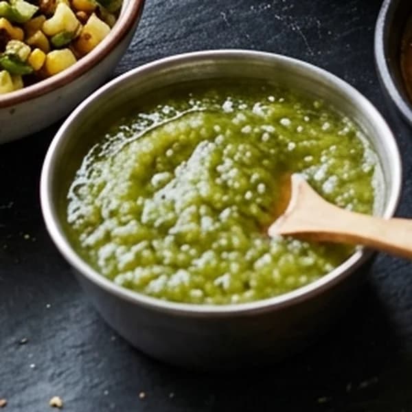 Chipotle Tomatillo-Green Chili Salsa (2 fl oz) – menu photo