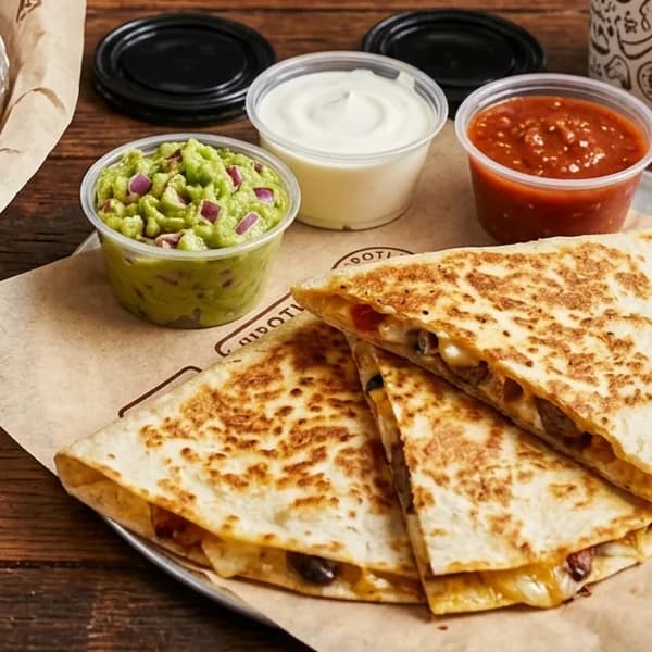 Chipotle Chicken Quesadilla (With 3 Sides) – menu photo