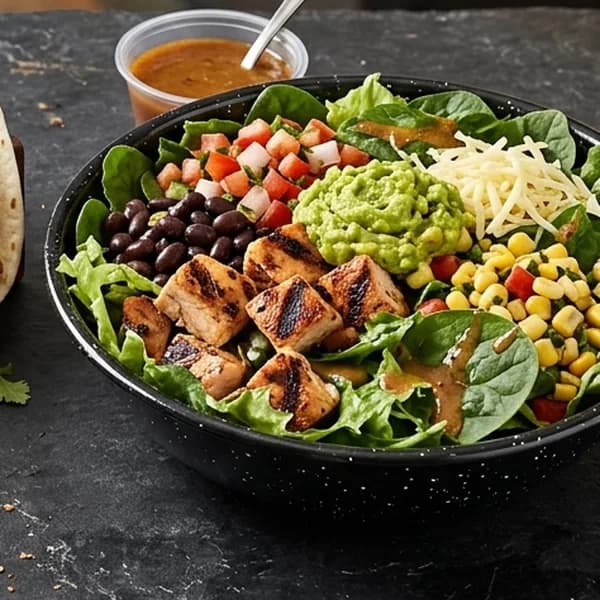 Chipotle Chicken Supergreens Salad Bowl – menu photo