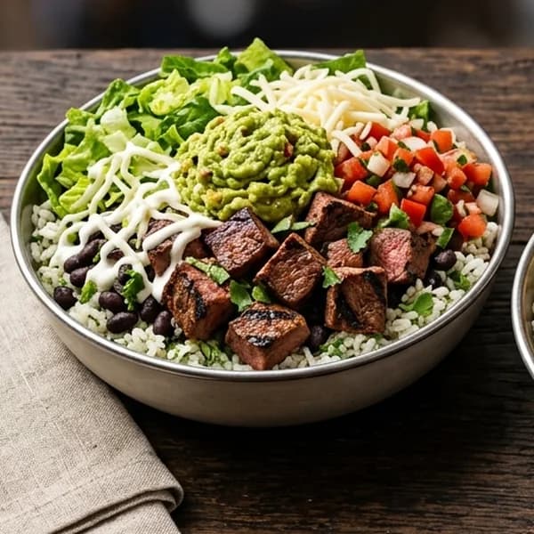 Chipotle Steak Burrito Bowl – menu photo